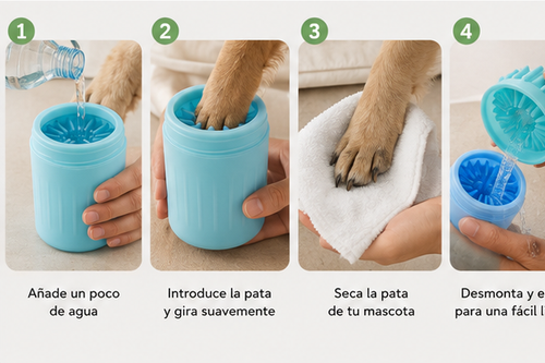 Limpiador de Patas para Mascotas 360°