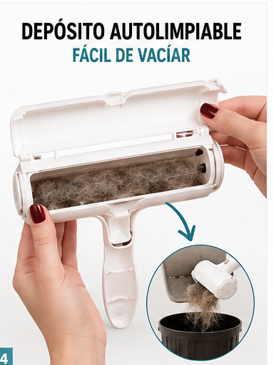 Rodillo Quitapelos Reutilizable para Mascotas | Clean Pet Shop