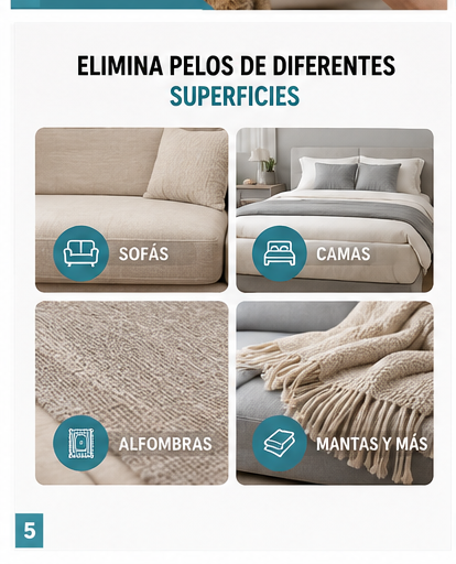Rodillo Quitapelos Reutilizable para Mascotas | Clean Pet Shop